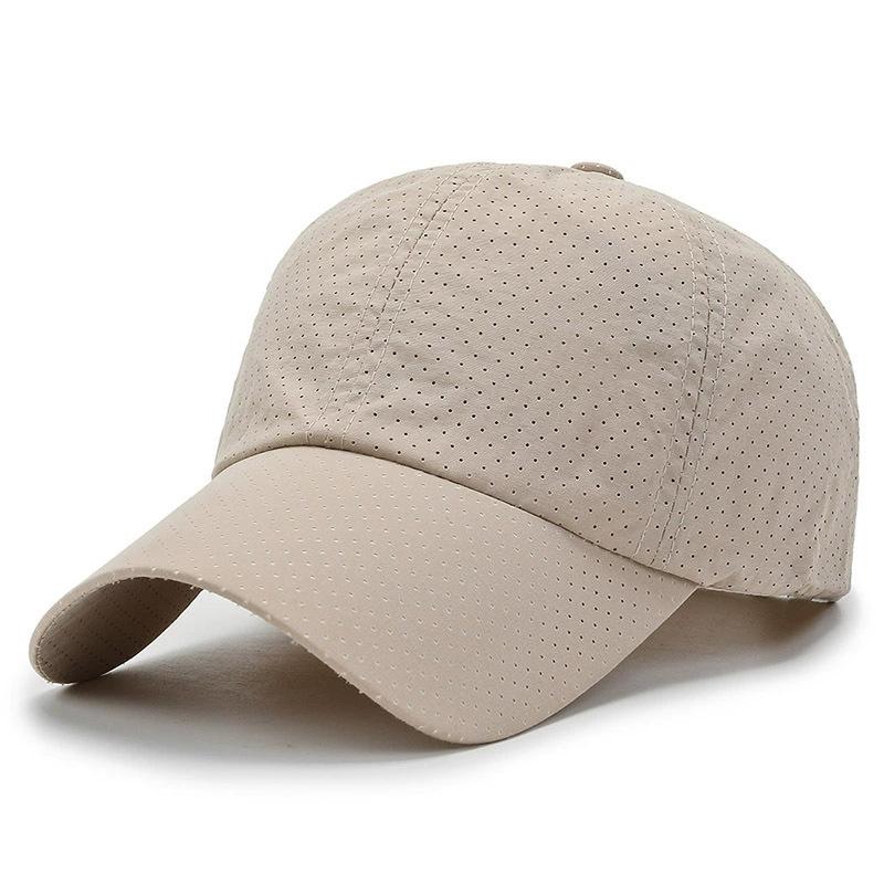Hat Men Spring Summer Solid Color Mesh Cap Baseball Cap Women 2026 New Korean Edition Sunscreen Hat Mesh Breathable Peaked Cap