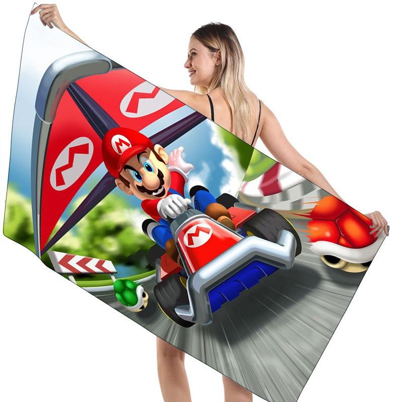 Children's Mario Beach Towel Super Soft And Absorbent!