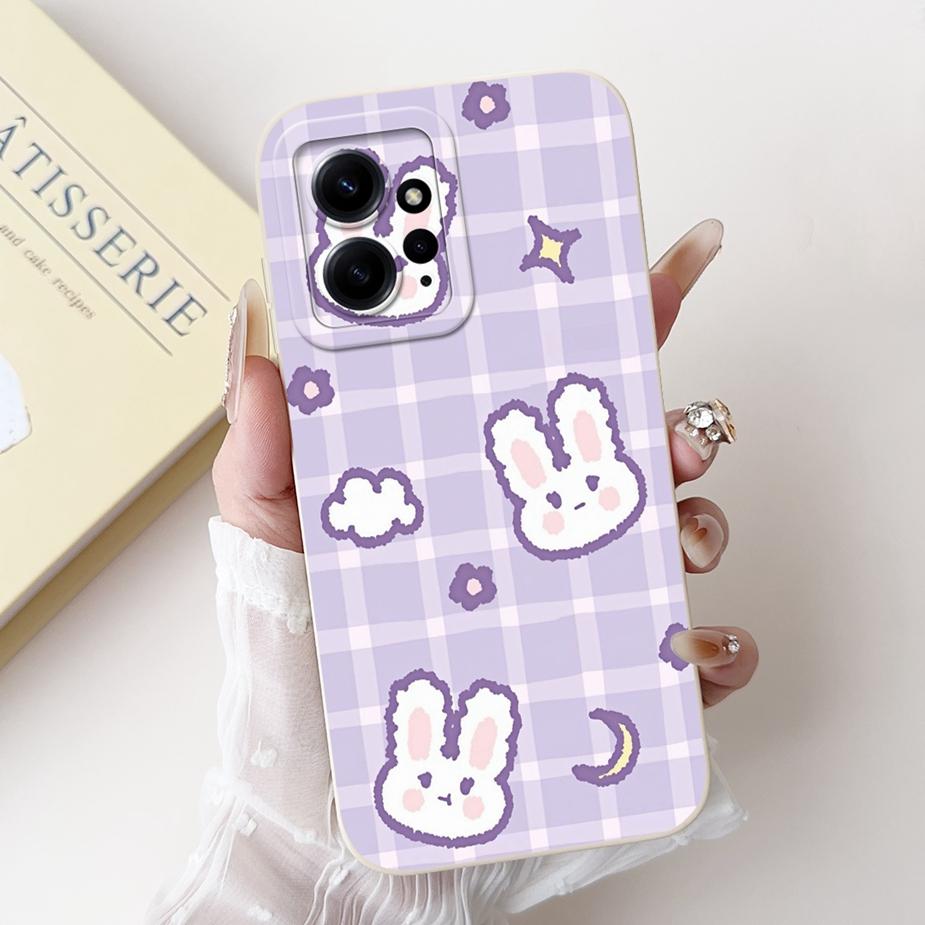 Per Custodia Xiaomi Redmi Note 12 4G Note12 5G Carina Coniglio Cartone Animato Cover Morbida TPU Custodia per Telefono Per Xiaomi Redmi Note 12 Pro Plus Guscio