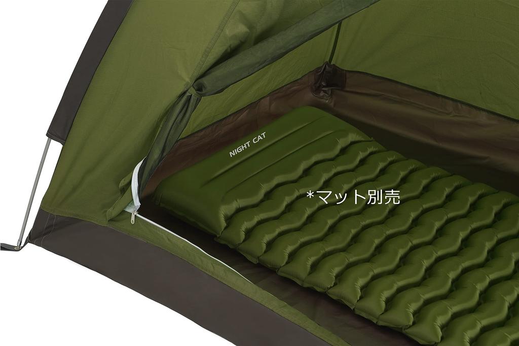 Night Cat Solo Camping Person Tent Ultra Light Portable Waterproof Disaster Prevention Climbing Water Pressure 3000mm Backpacking Bike 1/2