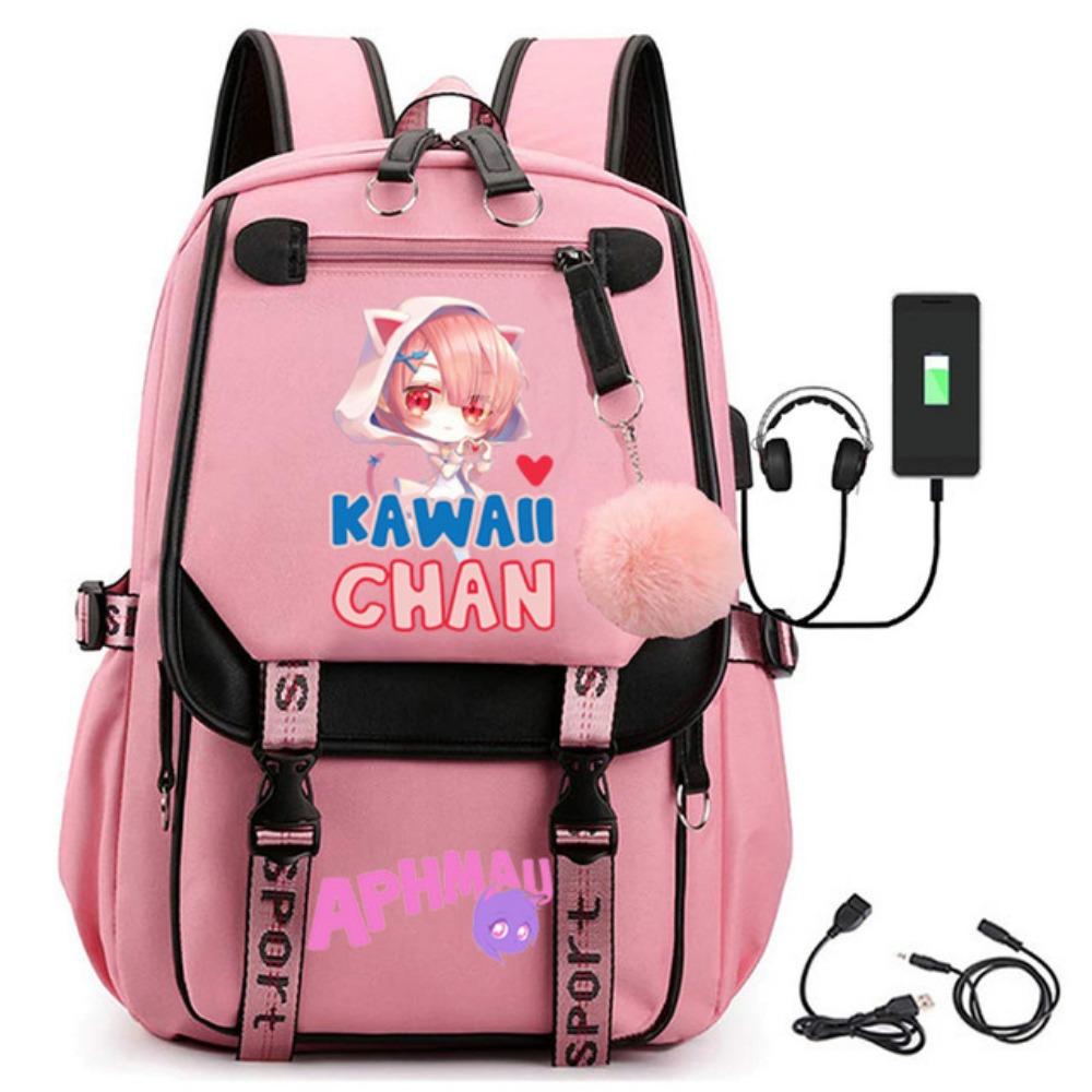Harajuku Simple and Versatile Junior High School Student Schoolbag Female Lightweight Large-capacity Junior High School Student Backpack