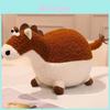 Cute Chubby And Round Plush Horse Doll With Pp Cotton Filling For Kids And Collectors
