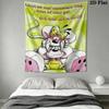 diddl Wall Tapestry Aesthetic Wall Hanging Printed Fabric Blanket Decorative Tapestries for Bedroom Living Room Home Decor