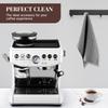 Espresso Machine Tamping Mat Accessories Compatible with Breville 870/880, Espresso Tamper Mat and Microfiber Cloths, Food Grade Silicone and Barista