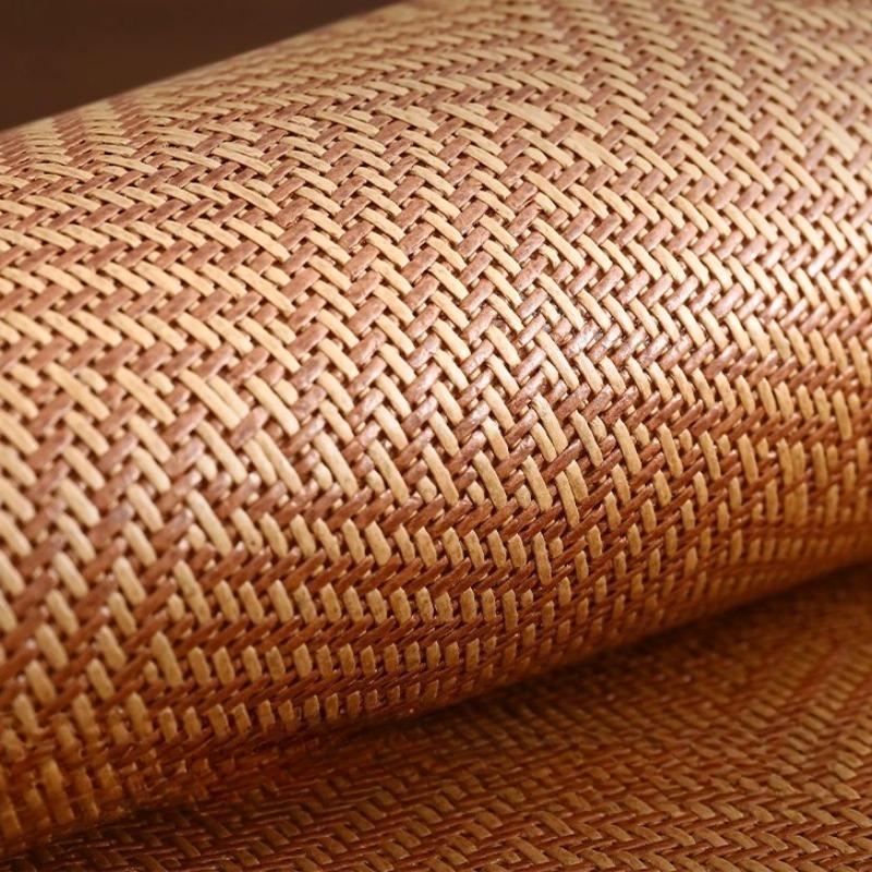 Foldable Tatami Japanese Summer Rattan Mat Anti-Slip Cooling Sleeping Pad Soft Foot Protection Home Bedroom Rug