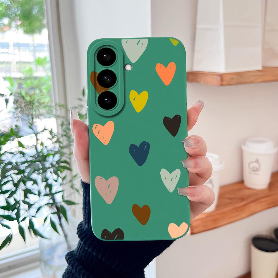 For Samsung Galaxy S26 Ultra Plus Case Butterfly Hearts Liquid Silicone Camera Protection Soft Back Cover For Samsung S 26 Funda