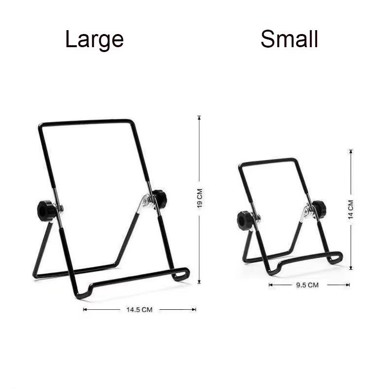 Desktop Metal Steel Multi-Angle Non-Slip Portable Foldable Adjustable Stand Holder Pad Tablet Stand Holder