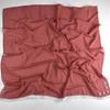 Monochrome Pearl Chiffon Square Scarf With Small Flower For Women