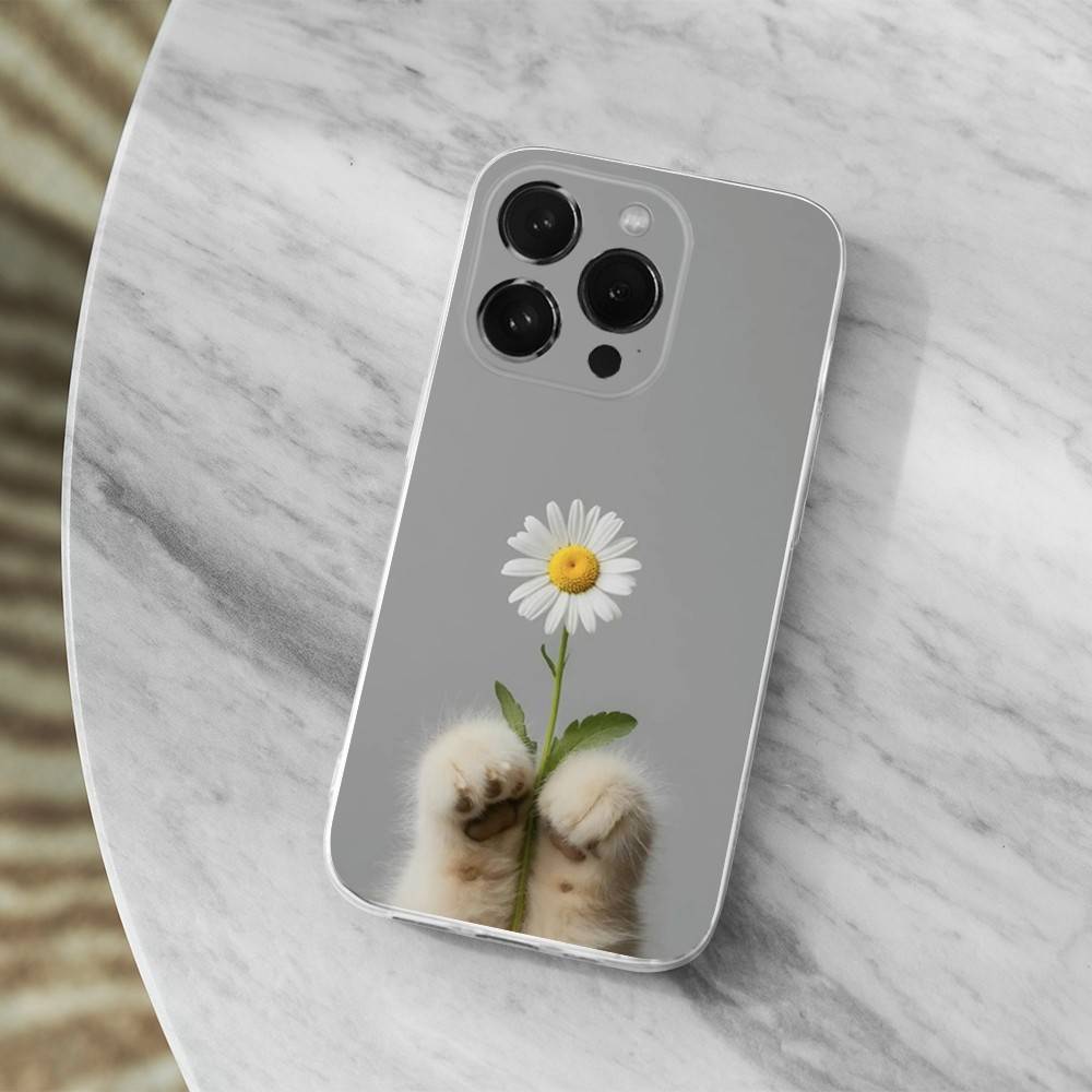 

Cute Animals Cat Case For iPhone Max,14,16,X,13,XR,SE,12,15,Pro,17,Plus,11,XS,Mini Transparent Soft Cover iPhone16PROMAX