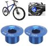 4PCS Blue Bike Crank Arm Bolts M18 Crank Screw Cap Durable Bicycle Crank Fixing Bolts  Bike