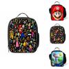 Super Mario Kids Insulated Lunch Bag Durable Oxford School Travel Picnic Bag