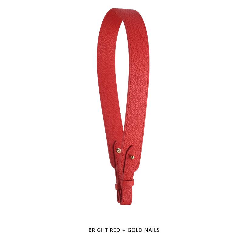 3.3cm 2.6cm Wide Genuine Leather Shoulder Bag Straps Replacement Cowhide Crossbody Strap for Handbag Handle Belt Purse Accessory