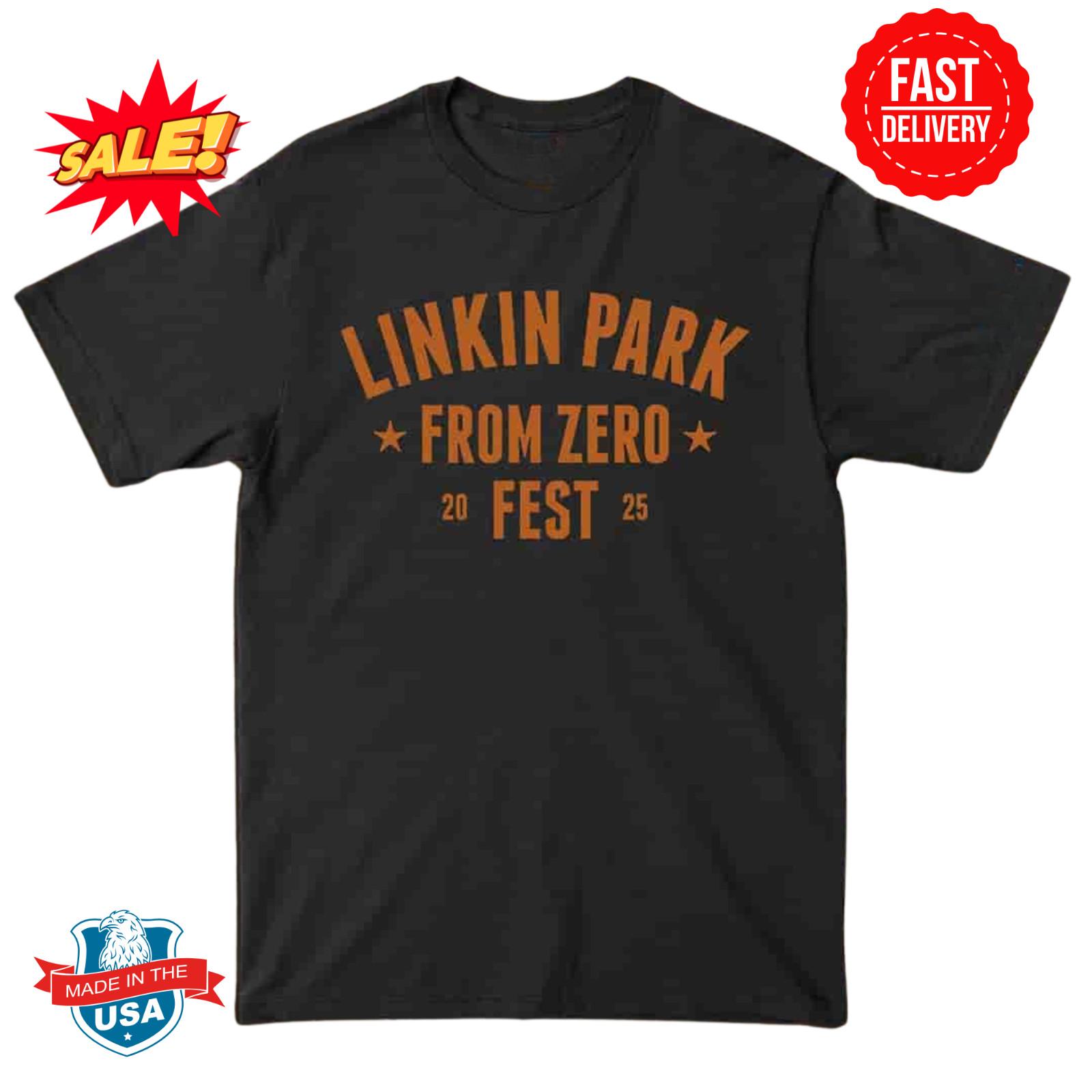 Linkin Park Austin TX Fest From Zero World Tour 2025 Merchandise T-Shirt L
