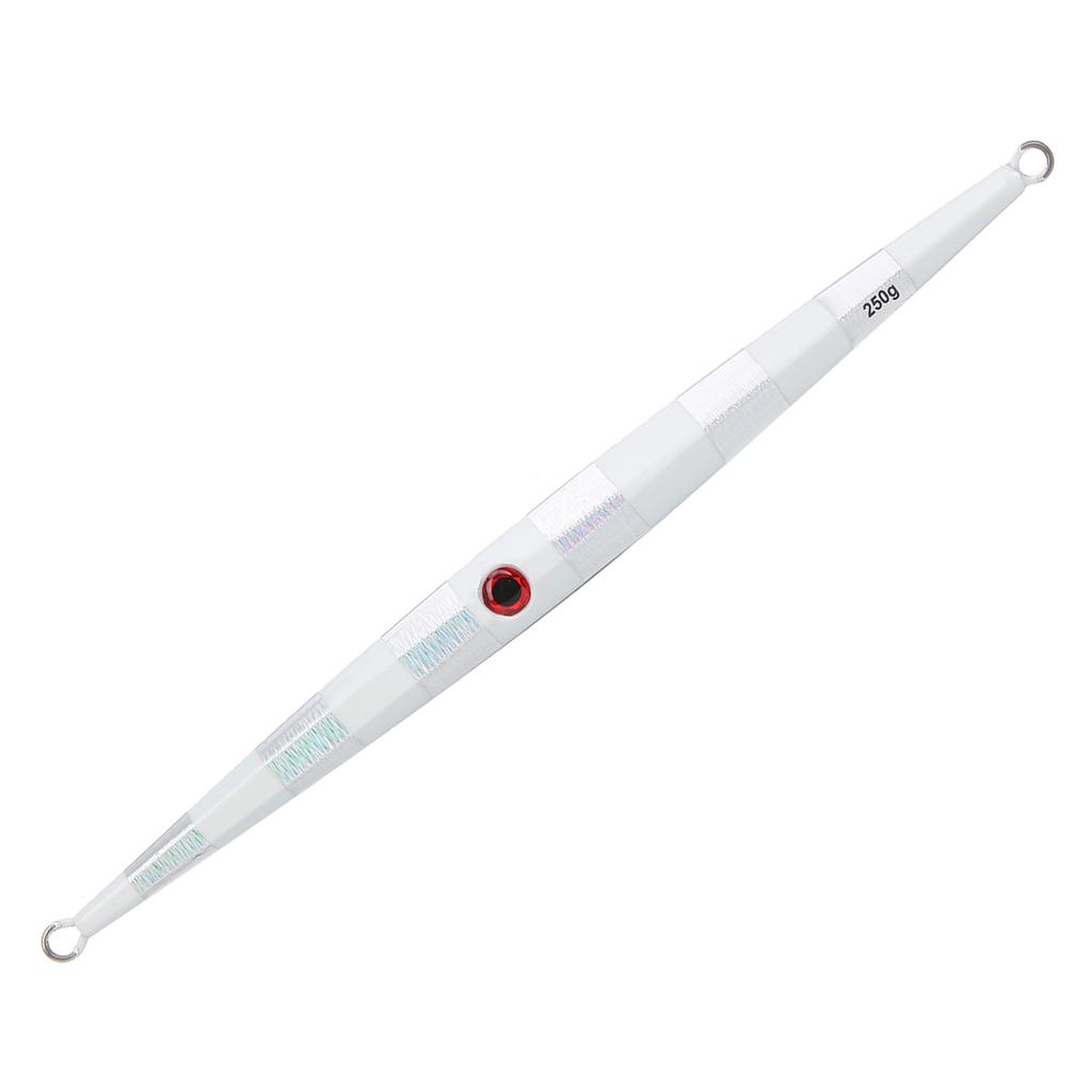 Metal Artificial Cast Jig Slow Rock Strip Quick Sink Boat Fishing Lure Bait Accessorywhite gray