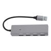 4 in 1 USB Hub Aluminum Alloy Fast Transmission Good Heat Dissipation USB 3.0 Port Expander Docking Station