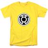 Green Lantern Corps Yellow Symbol Licensed Adult T-Shirt