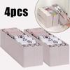 1/4pcDrawer Organizer Underwear Socks Storage Box Panties Storage Boxes Clothes Organizer Cabinets Drawers Bedroom Wardrobe Case