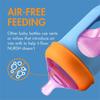 Silicone Anti-Colic Baby Feeding Bottle Nipple Set Large Mouth 160ml 200ml Straight Body