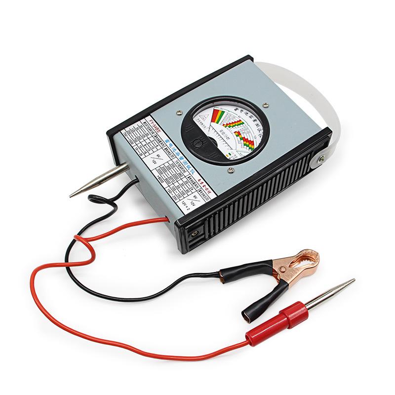FY54B Elektrisches Auto-Batterietester & Kapazitätsdetektor, 6V/12V Batteriemessgerät & Entladegabel