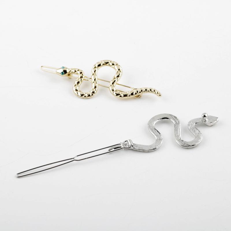 Retro Schlangenförmige Haarnadel: Stilvoller, Schlichter, Vielseitiger Pony-Clip