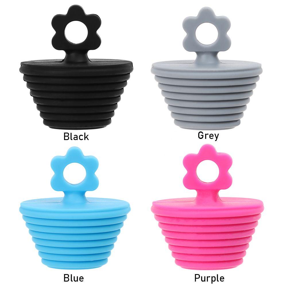 Silicone Bathtub Plug Bathroom Kitchen Sink Drain Stopper Replacement Practical Anti-clogging Bathtub Plug Bathroom Hardware