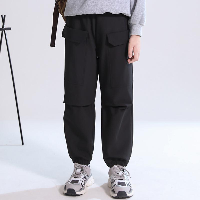 Children's Durable Sports and Workwear Pants for Boys and Girls: Spring and Autumn School Uniform and Mountaineering Options
