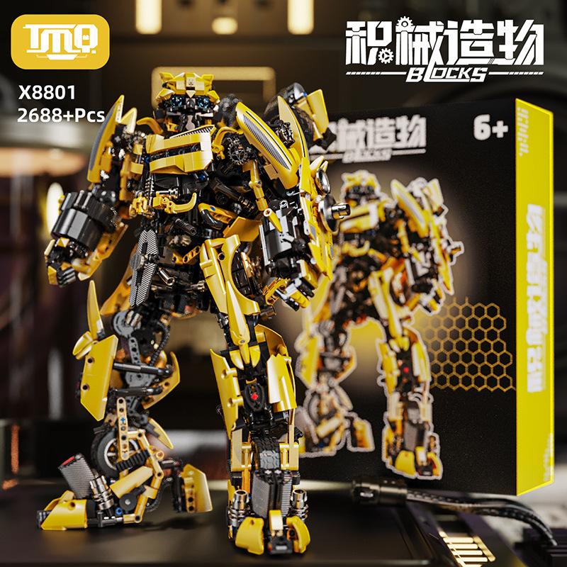 2688Pcs Technical High Quality Big Transformation Robot Building Blocks Robot Model Bricks Desktop Ornaments Toys Kids Gifts