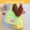 Soft Monster Character Tote Bag With Inner Phone Pocket For Girls And Teens