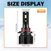 9005 HB3 9006 HB4 Auto Bulb Canbus Led headlight CSP 3570  Chips 6000K white Car Headlight Light 30000LM 12V Light Bulbs