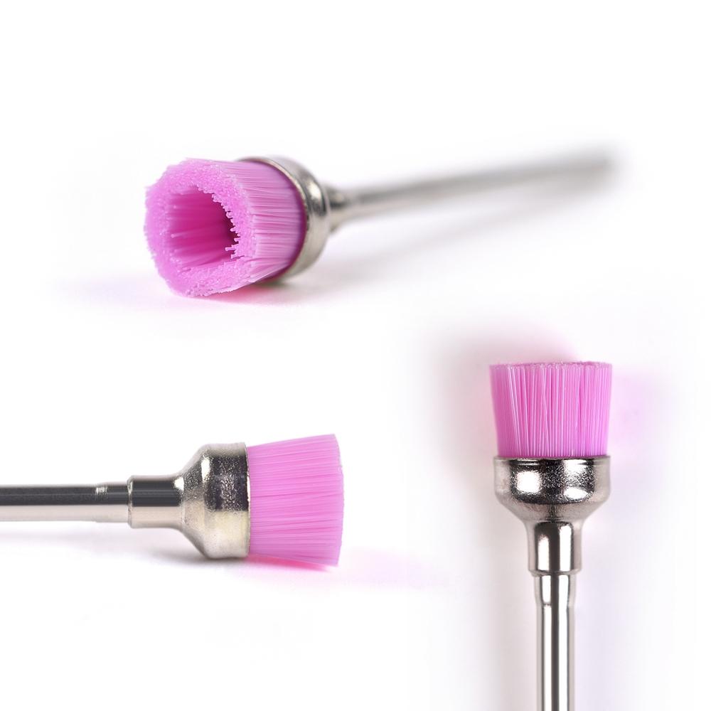 5/6pcs Electric Nail Grinding Head Cleaner Brush Milling Cutter Tips for Nail Drill Machine Cleaning Dust Remover Manicure Tools