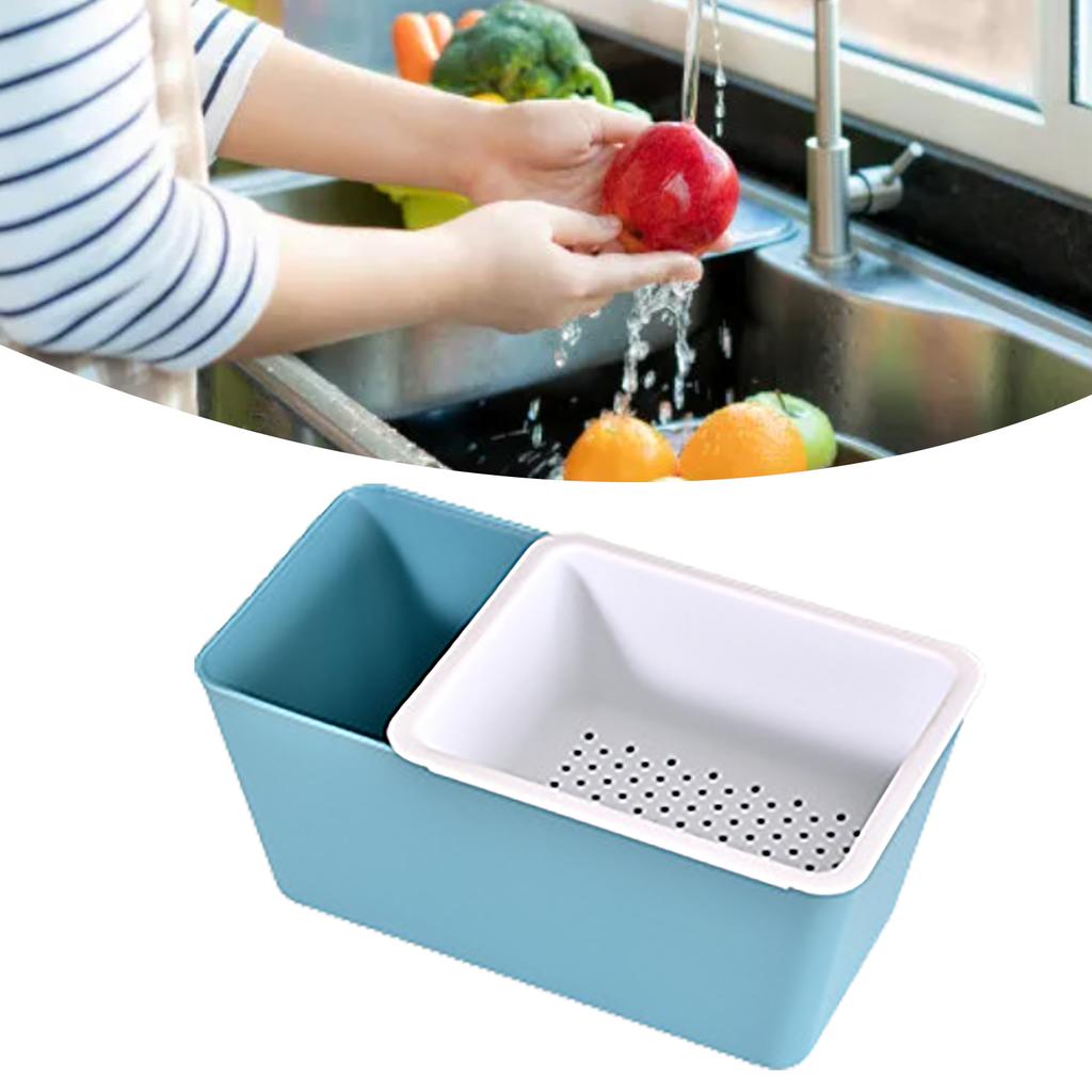 Snack Plastic Two Layer Multifunctional Food Drain Container for Fruits Nuts Candies
