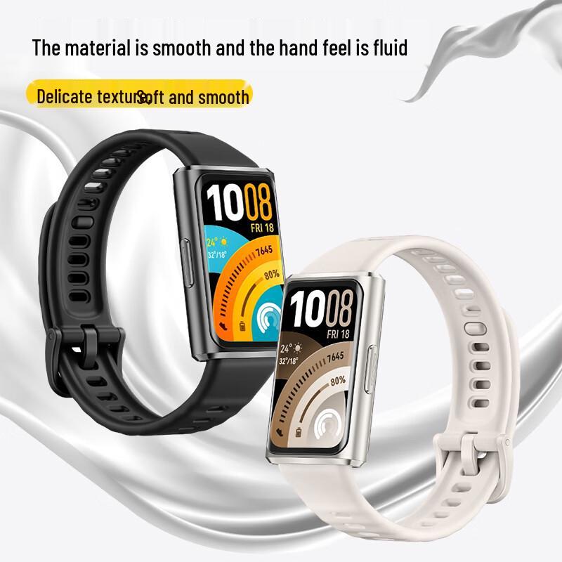 Huawei Band 11/11 Pro Micro-Ripple Sports Silicone Strap
