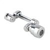 Stainless Steel Faucet Universal Rotation Splash-Proof Design Multi-Adapter Head Safe Drinking Water Includes Kitchen Bathroom