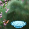 Sturdy Hanging Birdbath Large Capacity Garden Water Feeder Tray for Outdoor Patio Balcony Birds