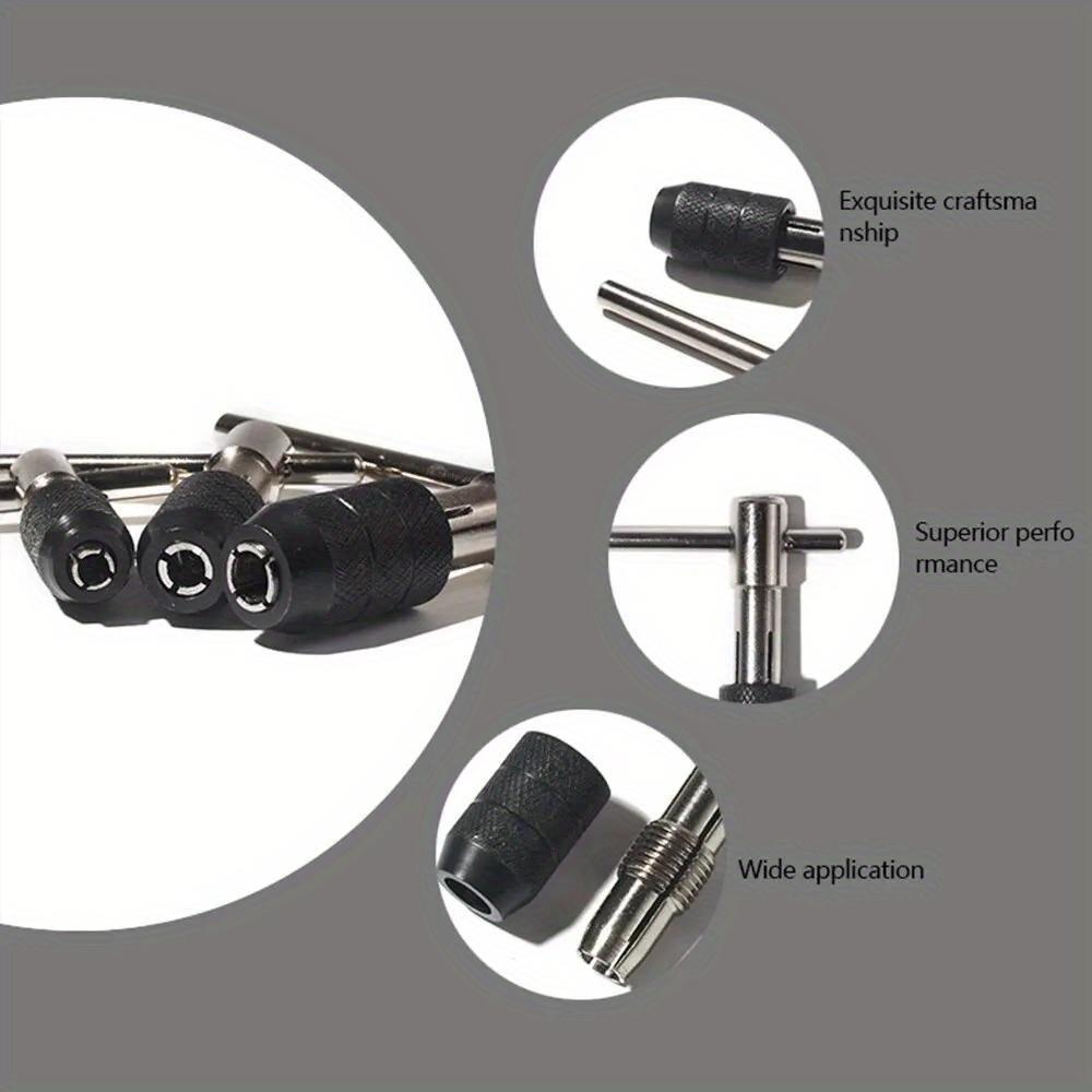 Cheie T 3-6mm 5 buc Tarod de mână M3-M8 Cheie șurubelniță pentru filetare Set scule de mână pentru filetare