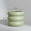 Nordic INS-style Vegetarian-fired Breathable Ceramic Fleshy Green Plant Flowerpot Modern Minimalist Personality Art Green Radish
