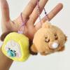 6Cm Small Animal Dog Keychain Bag Pendant Pacifier Doll Hanging Ornament Plush Plaything Rabbit Keyrings Gifts