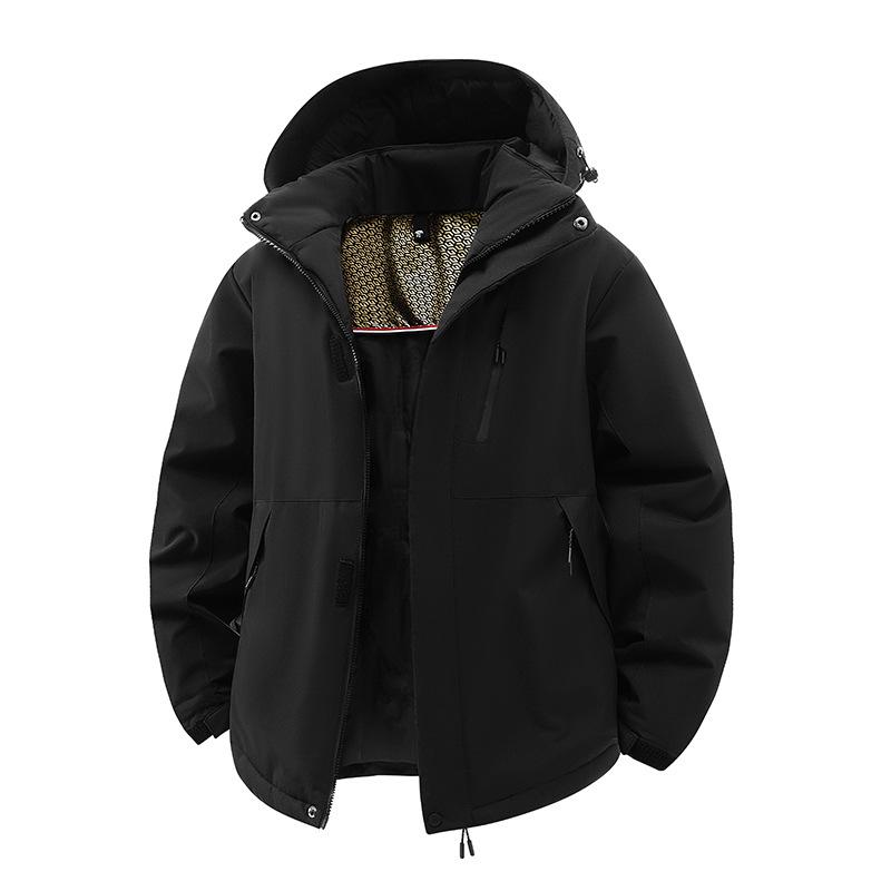 

Новые куртки для мужчин и женщин на осень и зиму, уличная повседневная теплая рабочая одежда с капюшоном, мужская куртка с графеновым хлопковым наполнителем. 6XL