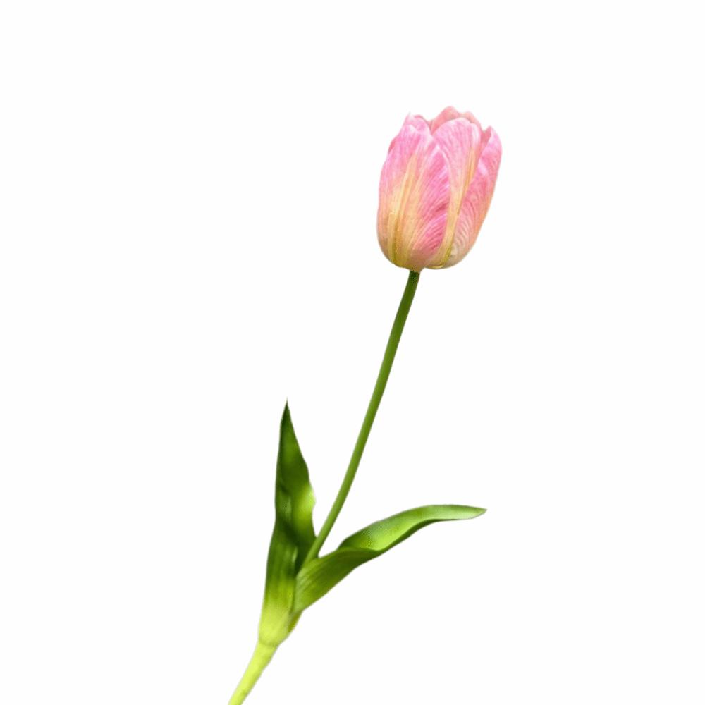 High-End Realistic Tulip Simulation Flower Hand-Held Design Flower Arrangement Faux Tulip Flower Parrot Tulip Lifelike Tulip
