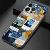 Van Gogh Starry Sunflowers Silicone Phone Case for Apple iPhone 15 Pro Max 1413 11 Pro 12 Mini SE X XS Max XR 78 Plus Soft Cases