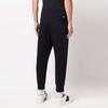 Emporio Armani Solid Color Tapered Cuff Knit Joggers Men bottoms Dark-Blue 8N1P921JHSZ0920