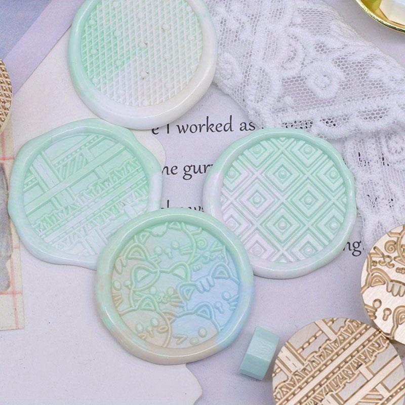 Cherry Blossom Envelope Plant Leaves Wax Seal Stamp Retro Antique Sealing Wax Scrapbooking Stamps Wedding Decorative Invitation