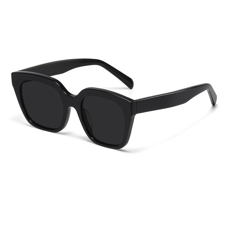 

Dopamine sunglasses pink female trendy personality street shot UV protection concave shape retro large frame thin sunglasses чёрный