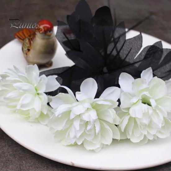 Party Decor 1Pc Clear Texture Fake Flower Charming Faux Home Silk Floral Arrangement Artificial Plant