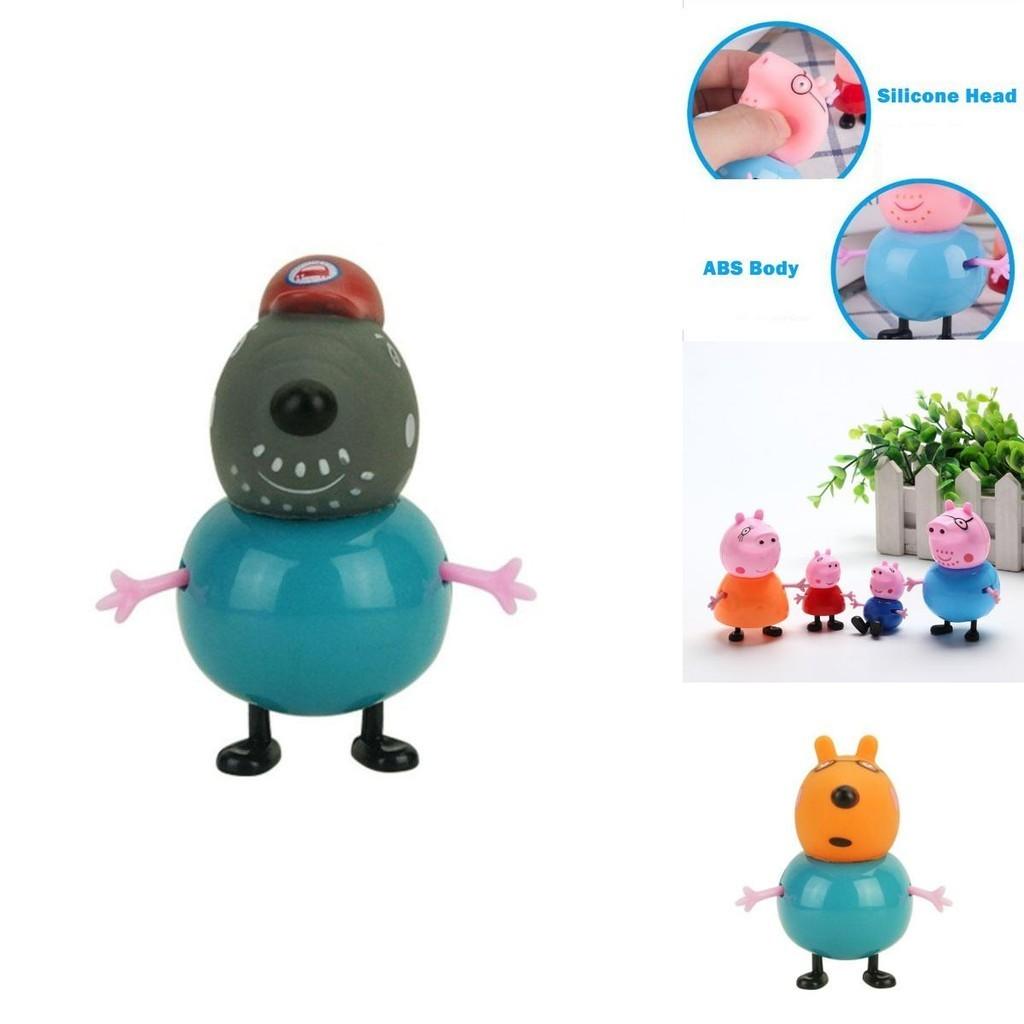 Bunte umweltfreundliche Peppa Pig Familie Freunde Actionfiguren für Kinder 25-teiliges Set