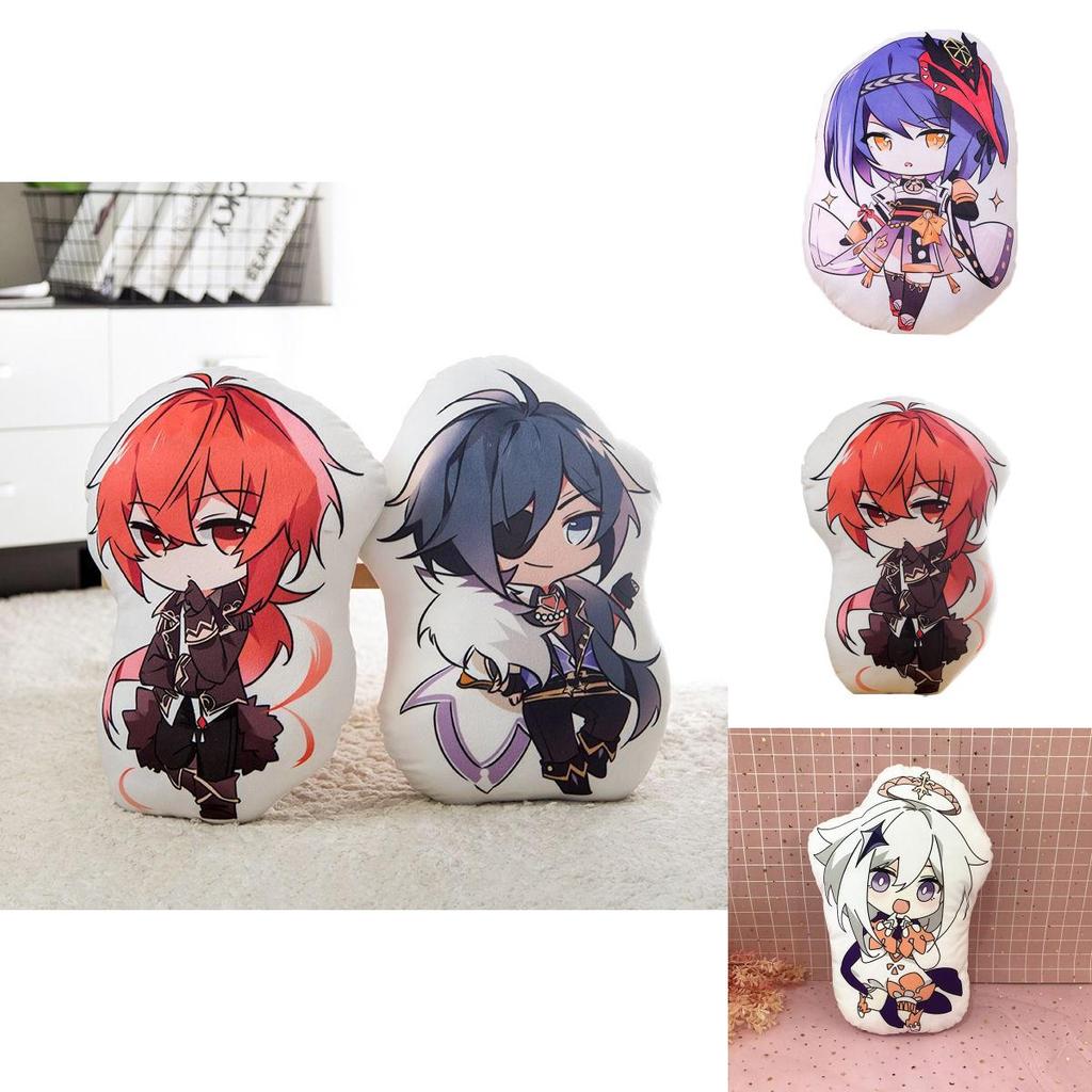 Adorable Genshin Impact Plush Toy Pillow Soft And Comfortable Zhongli Hutao Venti