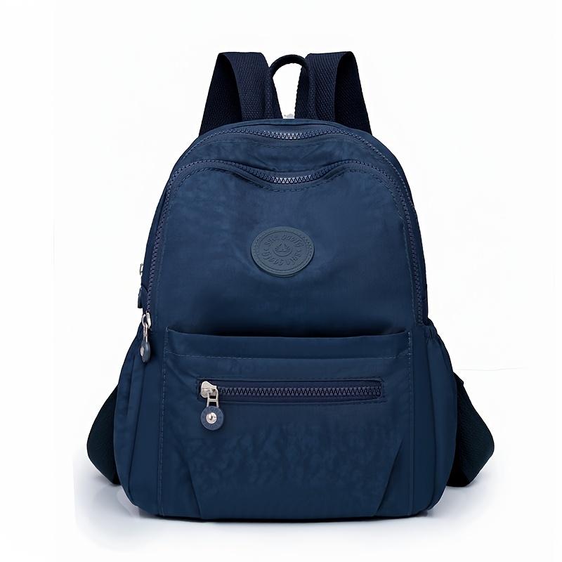 Zaino Casual alla Moda, Piccola Borsa Scolastica Multi Tasche, per Commissioni Quotidiane Attività all'Aperto Pendolarismo Quotidiano Borse con Manico Superiore