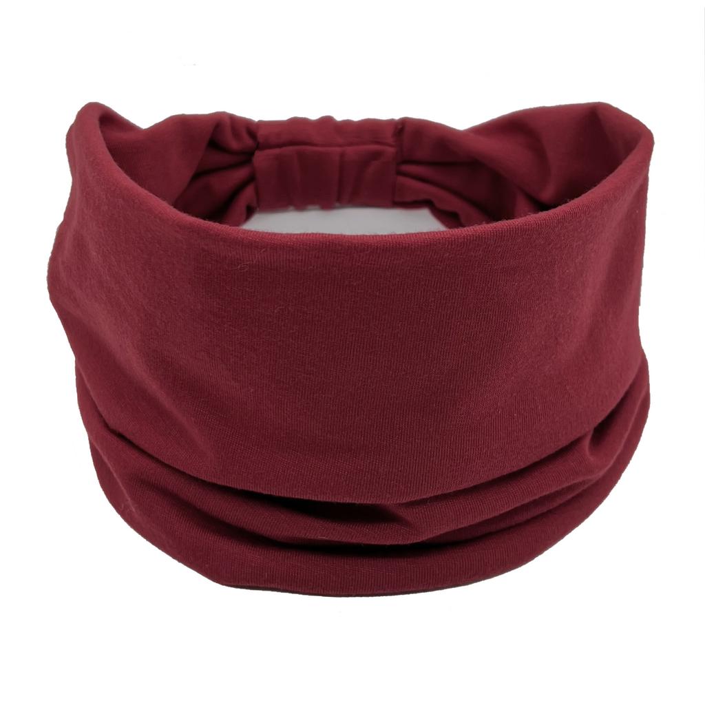 Women Solid Color Elastic Yoga Hair Band, Sweat Absorbing Sports Headband, Fashion Daily Gift Accessories