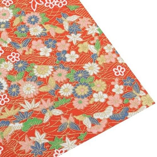 Washi Kawa Sumi Chiyogami Yuzen A4 approximately 2129.7cm 15 patterns sheets included F set