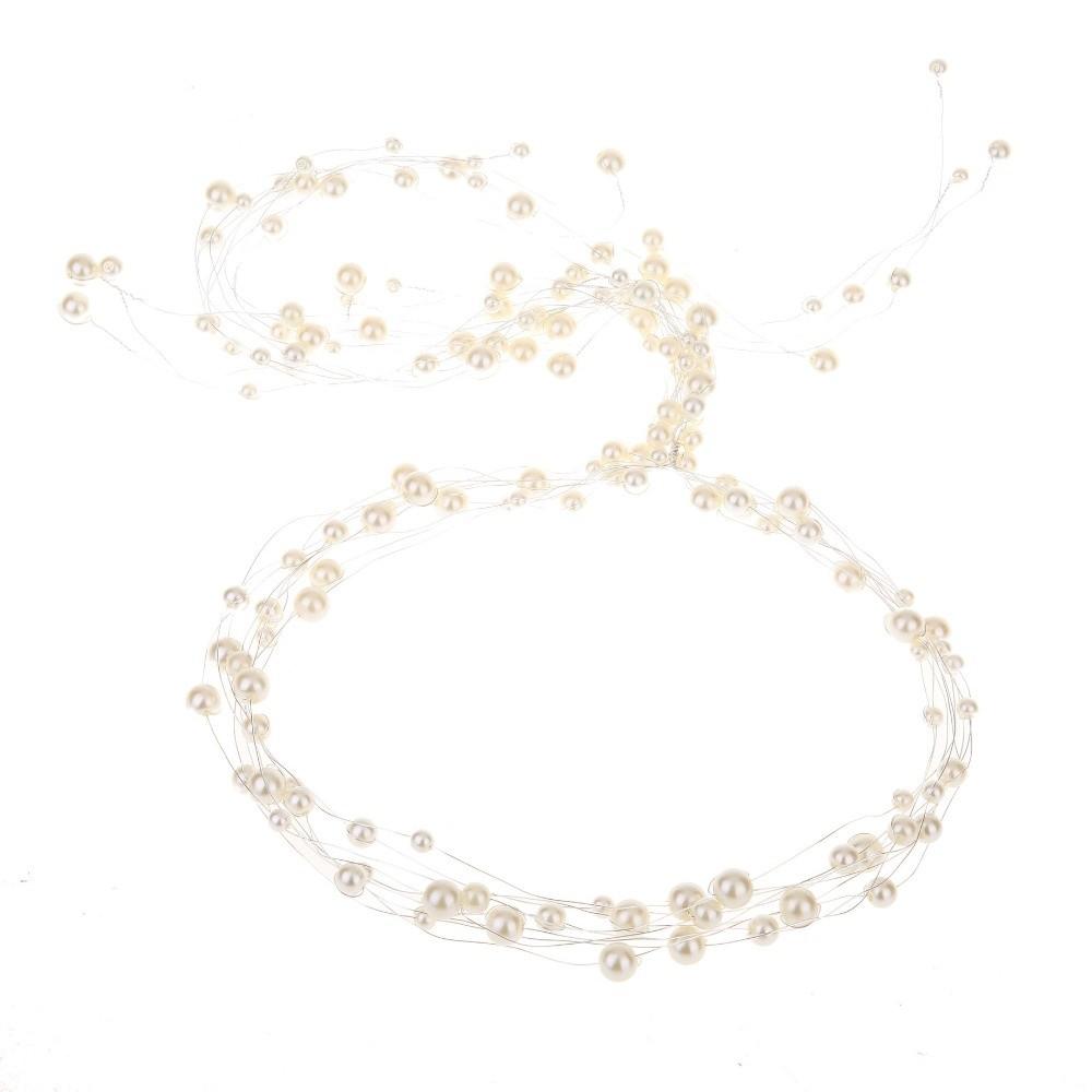 Perlen Kopfschmuck Imitation Perlen Braut Kopfschmuck Kleider Zubehör Fee Haarband Mädchen